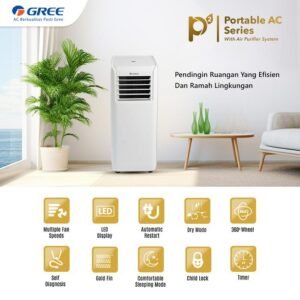 ac portabel gree series p2 wifi air purifier