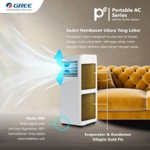ac portabel gree series p2 wifi air purifier