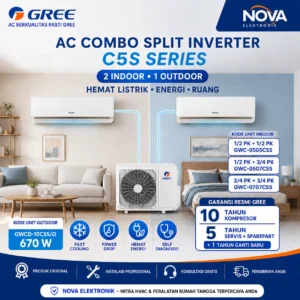 AC Gree Combo Split Inverter Series GWC-0505CSS