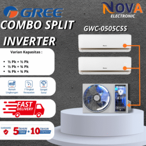 ac gree combo split inverter series gwc css 2 indoor 1 outdoor