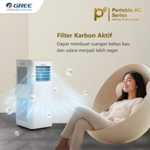 ac portabel gree series p2 wifi air purifier