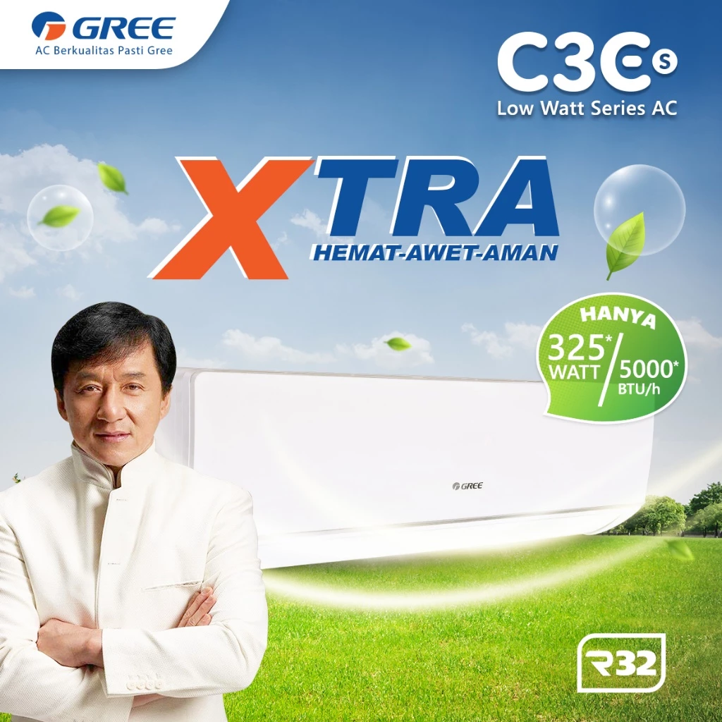 gree ac lowwatt series kapasitas 0,5 pk 1 pk gwc 05c3es gwc 09c3es