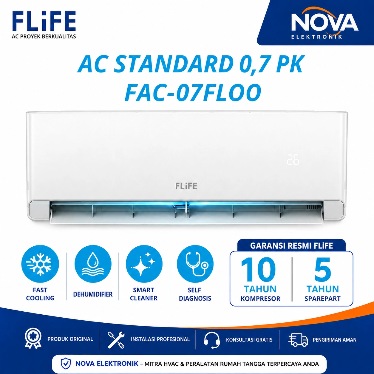 AC FLIFE 3/4 PK Standart FAC-07FLOO