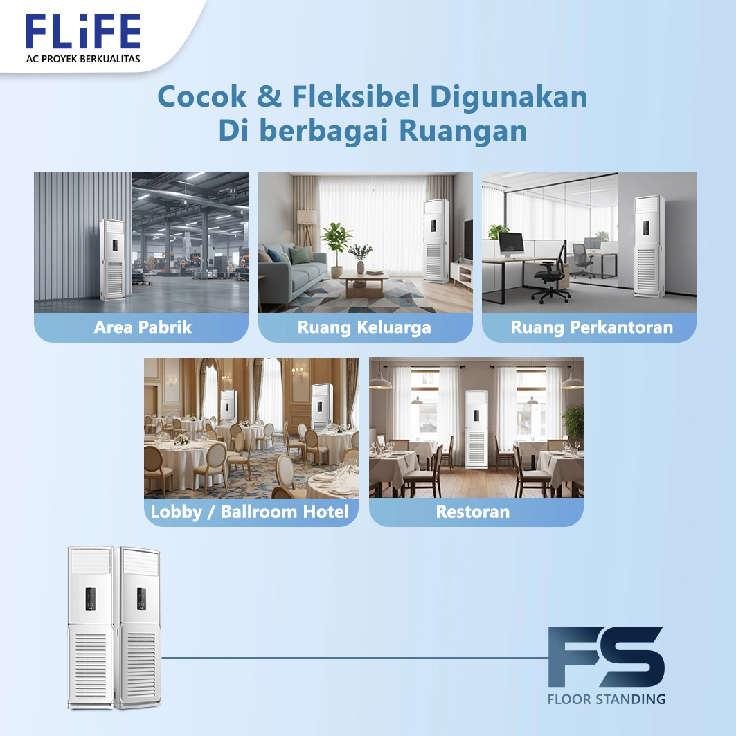 AC Floor Standing FLIFE 2 Pk FVC-18FS - Gambar 8