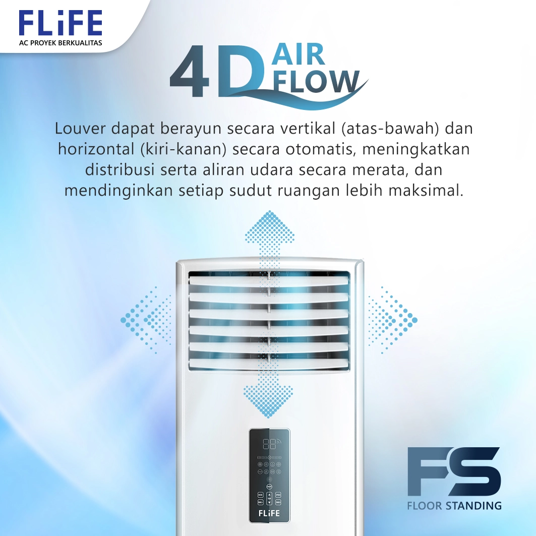 AC Floor Standing FLIFE 2 Pk FVC-18FS - Gambar 4
