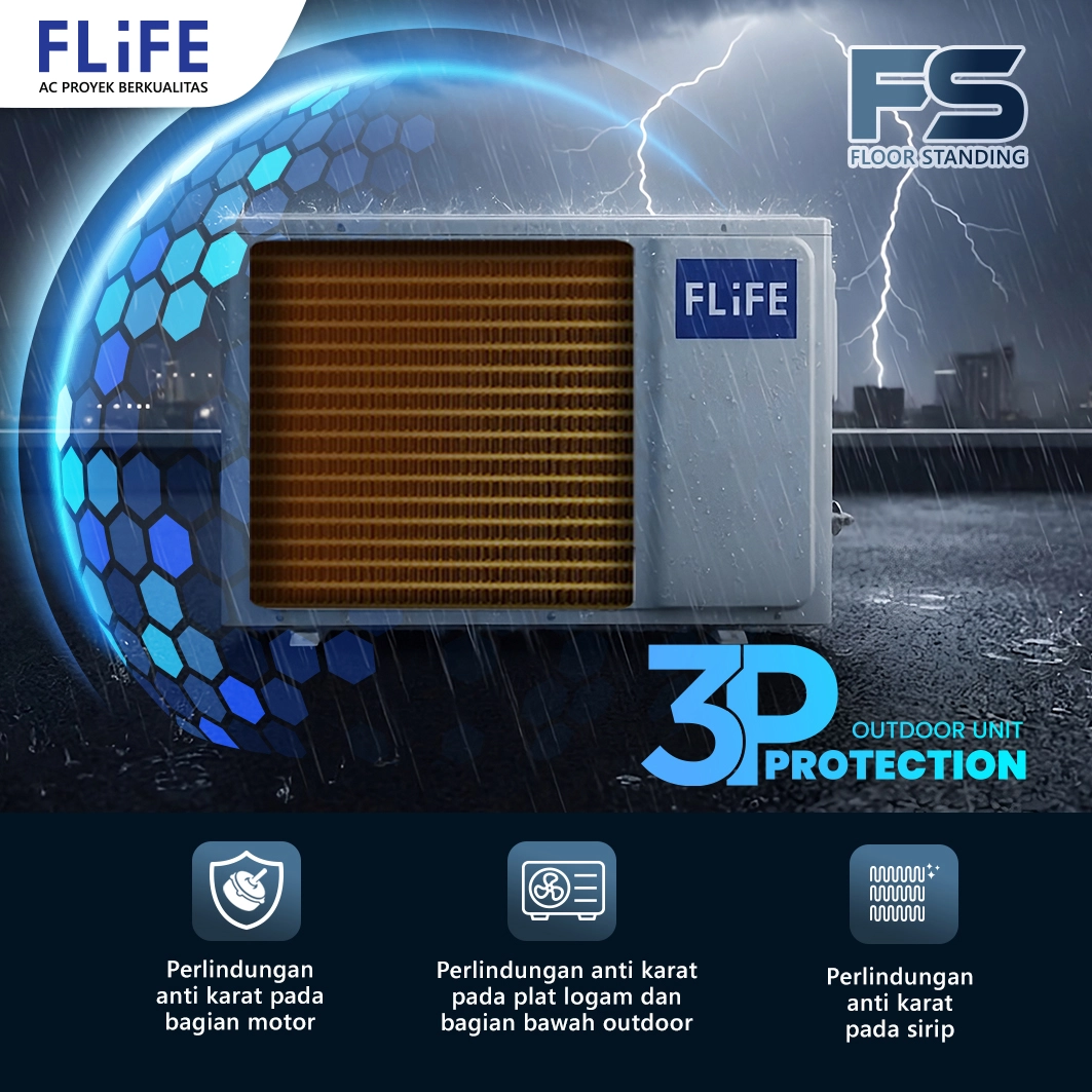 AC Floor Standing FLIFE 2 Pk FVC-18FS - Gambar 7
