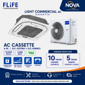AC Cassette Flife 6 Pk FLC-55TPM